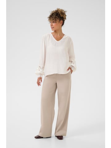 Cream Langarm-Bluse CRTina Relaxed fit in Snow White
