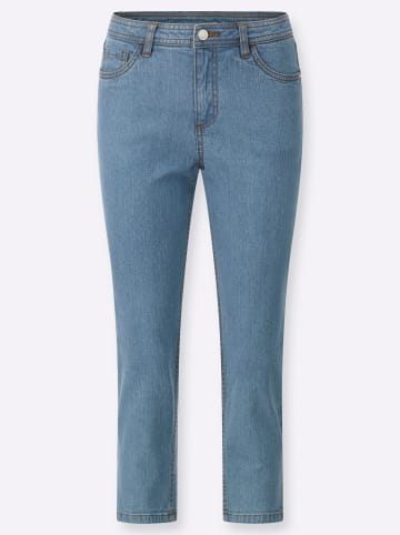 WITT WEIDEN 5-Pocket-Jeans in blue-bleached