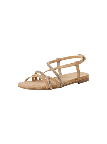 Tamaris Flache Ledersandalen Tamaris Beige