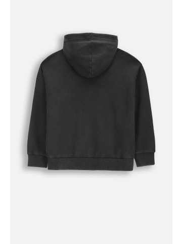 Coccodrillo Baumwoll-zipperjacke in schwarzgrau