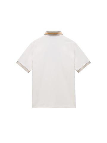 Napapijri Polo E-ZERI SS in White Whisper