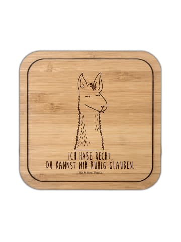 Mr. & Mrs. Panda Tischuntersetzer Lamakopf Genervt mit Spruch in Transparent