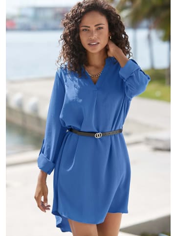 LASCANA Longbluse in royalblau