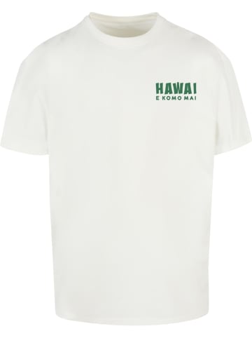 Merchcode T-Shirt "Hawai Oversized T-Shirt" in Weiß