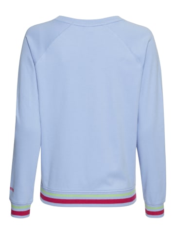 Kangaroos Sweatshirt in hellblau-pink
