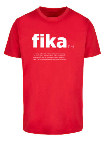 Mister Tee Mister Tee Herren Fika Definition Tee in cityred