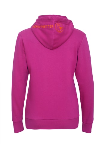 SCHIETWETTER SCHIETWETTER Hoodie Frieda SW Stick in fuchsia-orange