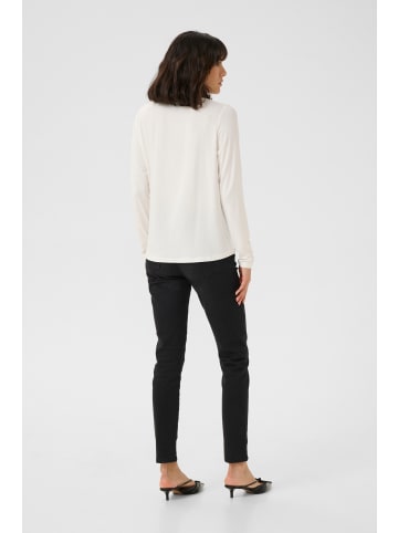 Kaffe Langarm-Shirt KAmally Loose fit in Chalk