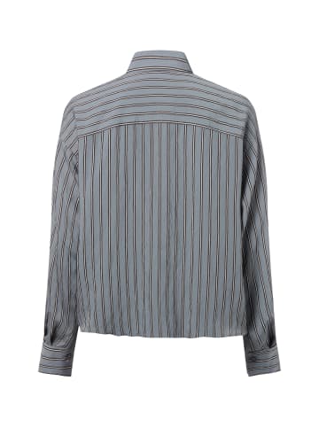 Marc O'Polo Bluse in hellblau anthrazit - 0002