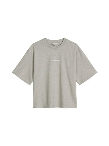 Marc O'Polo Logo-T-Shirt regular in Pure Grey Melange