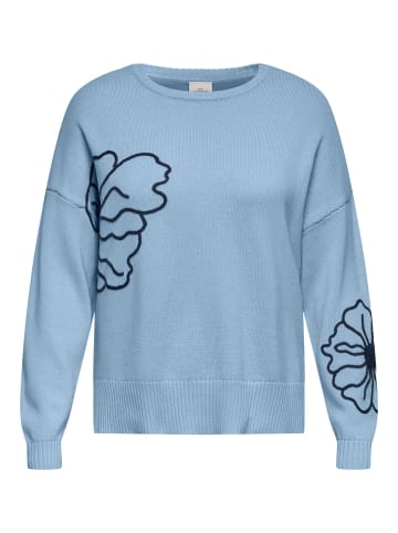 ONLY Carmakoma Strickpullover in Soft Chambray