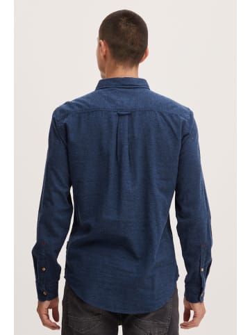 BLEND Langarmhemd BHShirt in Blau