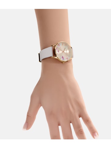 Tamaris Damen Armbanduhr & Armband Set in beige