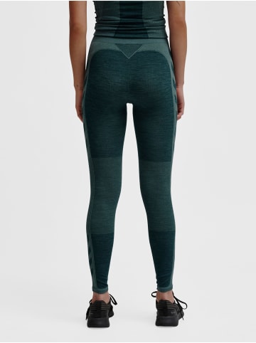 Hummel Leggings Hmlclea Damen in GREEN GABLES/GARDEN TOPIARY ME
