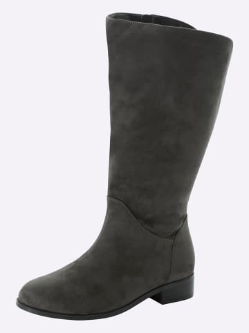 sheego Weitschaftstiefel in grau