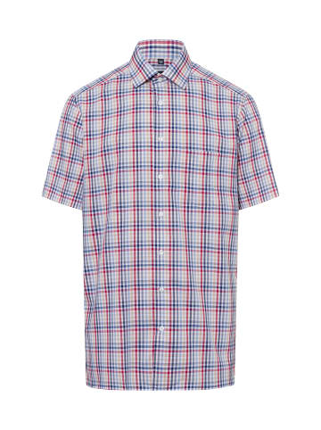 Andrew James Hemd - Bügelfrei in blau mehrfarbig - 0002