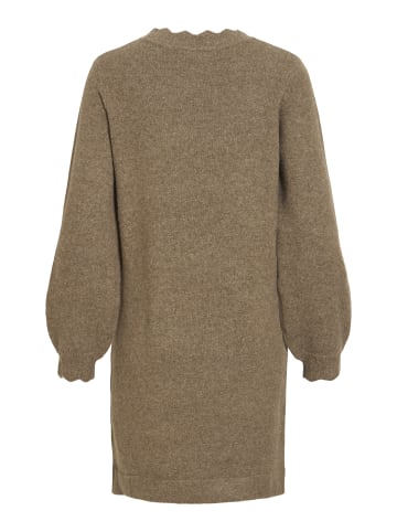 Vila Strickkleid VINikolina in taupe - 0001