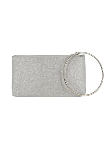 faina Clutch in Silber