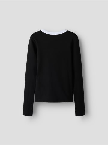 name it Oberteil mit langen Ärmeln in Black