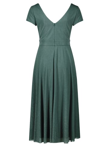 Vera Mont Cocktailkleid im Glitzer-Look in Dark Green/Grey