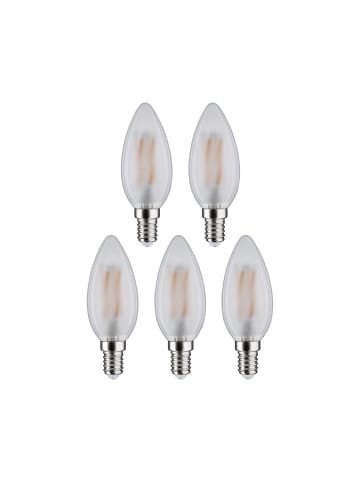 paulmann LED 5er Pack Kerze 470lm 4000K matt E14 230V F