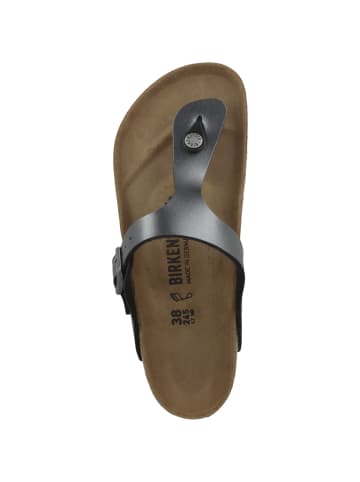 Birkenstock Zehensandale Gizeh Birko-Flor normal in schwarz