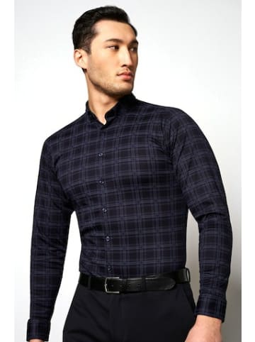 DESOTO Langarm FreizeitHemd für Herren in blau