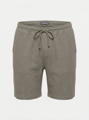 KOROSHI Lässige baumwoll-jogginghose in khaki