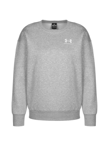 Under Armour Trainingspullover Essential Fleece Crew in grau