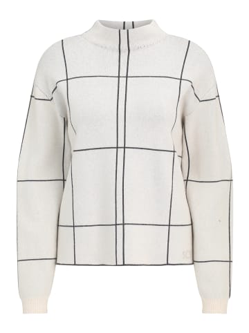 Betty Barclay Strickpullover kariert in Patch Beige/Grey