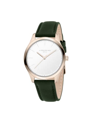 LIEBESKIND BERLIN Uhr - Round Staple Leather in grün