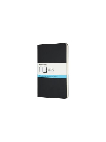 Moleskine Notizhefte 3er Set, mit Kartoneinband, Punktraster "Cahier" in Schwarz