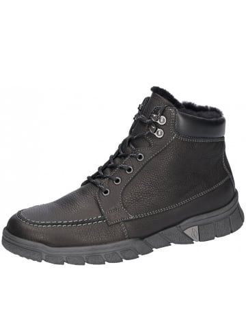 WALDLÄUFER Schnürstiefel H- LIno  in Schwarz