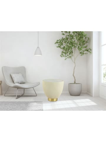Kayoom Beistelltisch Jokai in creme