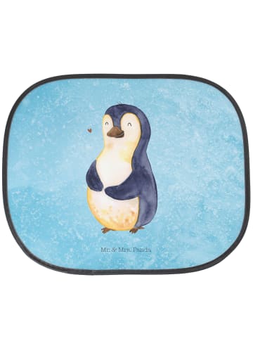 Mr. & Mrs. Panda Sonnenschutz Auto Pinguin Diät ohne Spruch in Eisblau