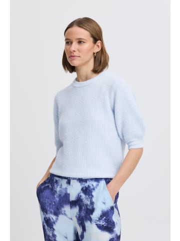 b. young Strickpullover BYOMEA Regular fit in Cashmere Blue Melange