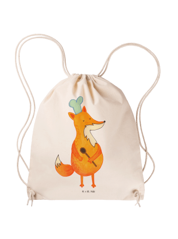 Mr. & Mrs. Panda Beutel Fuchs Koch ohne Spruch in Creme