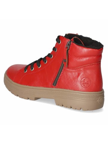rieker Schnürstiefel in rot