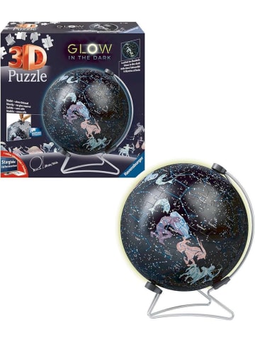 Ravensburger Konstruktionsspiel Puzzle 180 Teile 3D Puzzle Sternenglobus mit Glow-in-the-Dark Effekt 6-99 Jahre in bunt