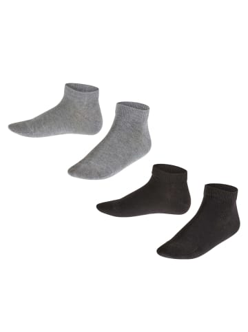 Falke Socken 2er Pack in Schwarz/Grau