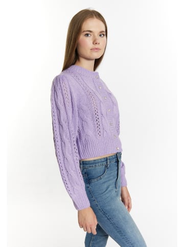 myMo Damen Strickcardigan in Violett