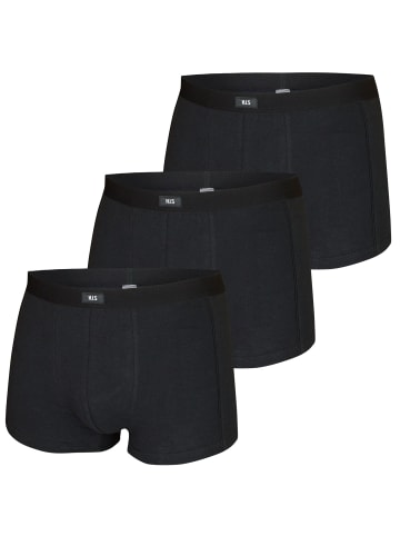 H.I.S Boxershorts 3er Pack in Schwarz