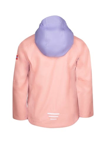 Trollkids Mädchen Regenjacke "Haugesund" in Lavender/Aprikose