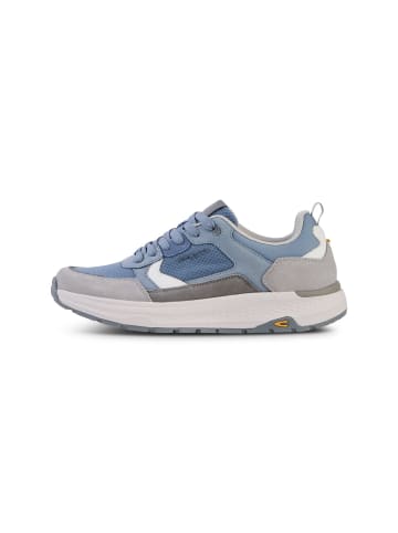 Camel Active Casual Sneaker aus Leder Textil Mix in Hellblau