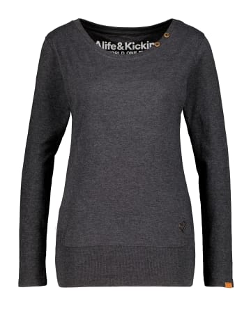 alife and kickin Langarmshirt ConnyAK A in moonless melange