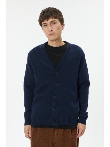 Matinique Strickjacke MAalpin Gerade Passform in Dark Navy