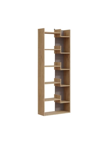 CALICOSY Regal KLAPO in Helles - (W) 60.5 x (H) 162.4 x (L) 22 cm