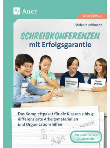 Auer Verlag Schreibkonferenzen mit Erfolgsgarantie | Das Komplettpaket für die Klassen 2...