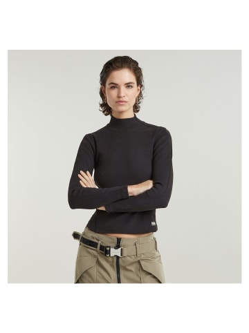 G-Star Raw Langarmshirt in dk black