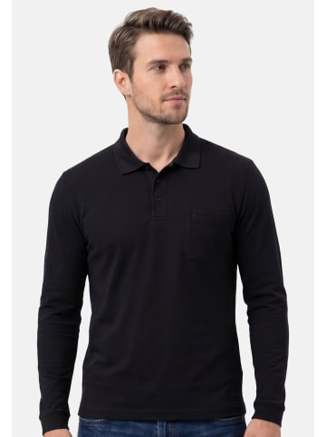 Ragman Poloshirt Basic in Schwarz
